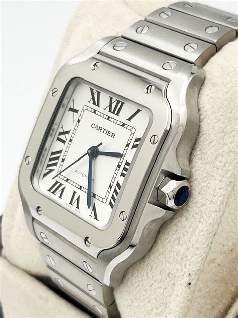 cartier santos sale|cartier santos wssa0029.